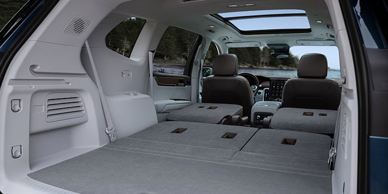 2025 GMC Acadia interior trunk view.