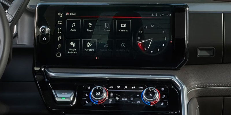 GMC Sierra 3500 HD Pro infotainment and connectivity technology