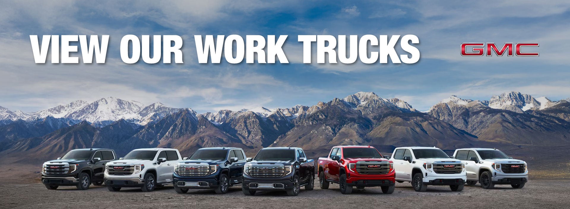 View Our Work Trucks, GMC